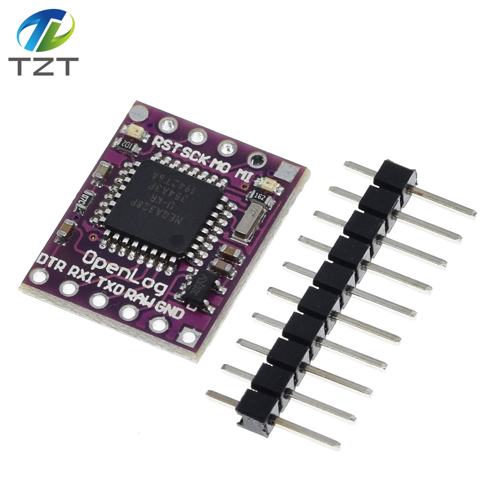 TZT Openlog Serial Data Logger Open Source Data Recorder Naze32 F3 Blackbox ATmega328 Support Micro SD Module For Arduino