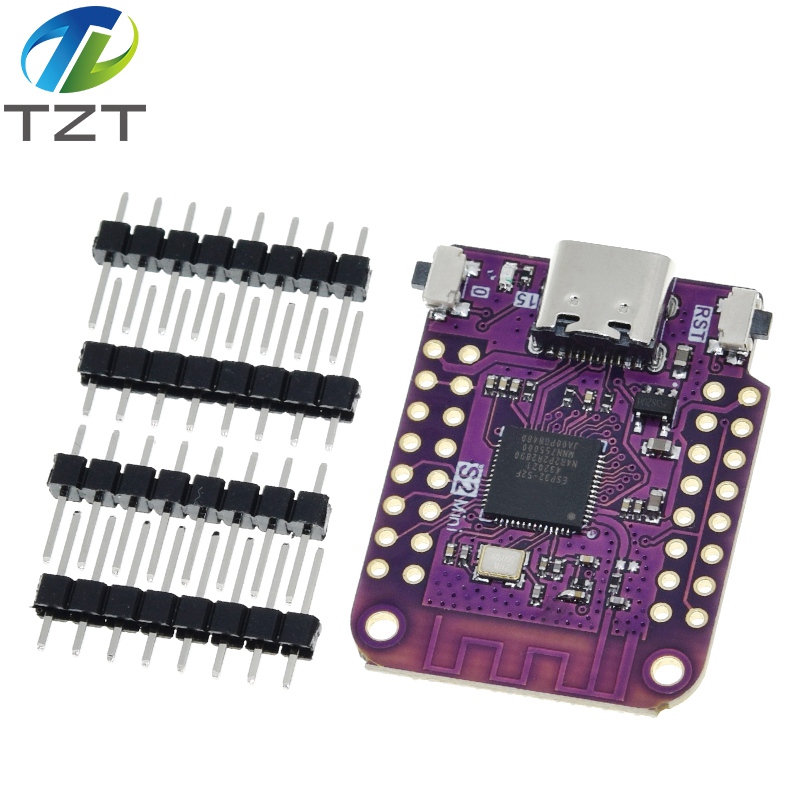TZT ESP32 S2 Mini WIFI Board Based ESP32-S2FN4R2 ESP32-S2 4MB FLASH 2MB PSRAM MicroPython For Arduino Compatible D1 mini upgrade