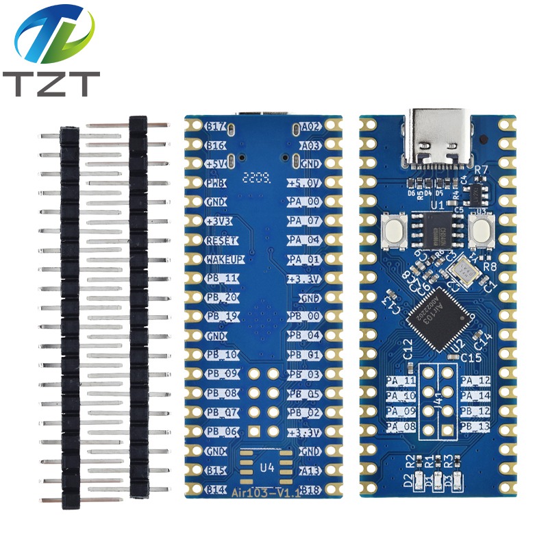 TZT Air103 Development Board TYPE-C 32-Bit 240Mhz Core Board LuatOS XT804 LUA System Supports Multi Screen LCD/SPI/EINK For Arduino