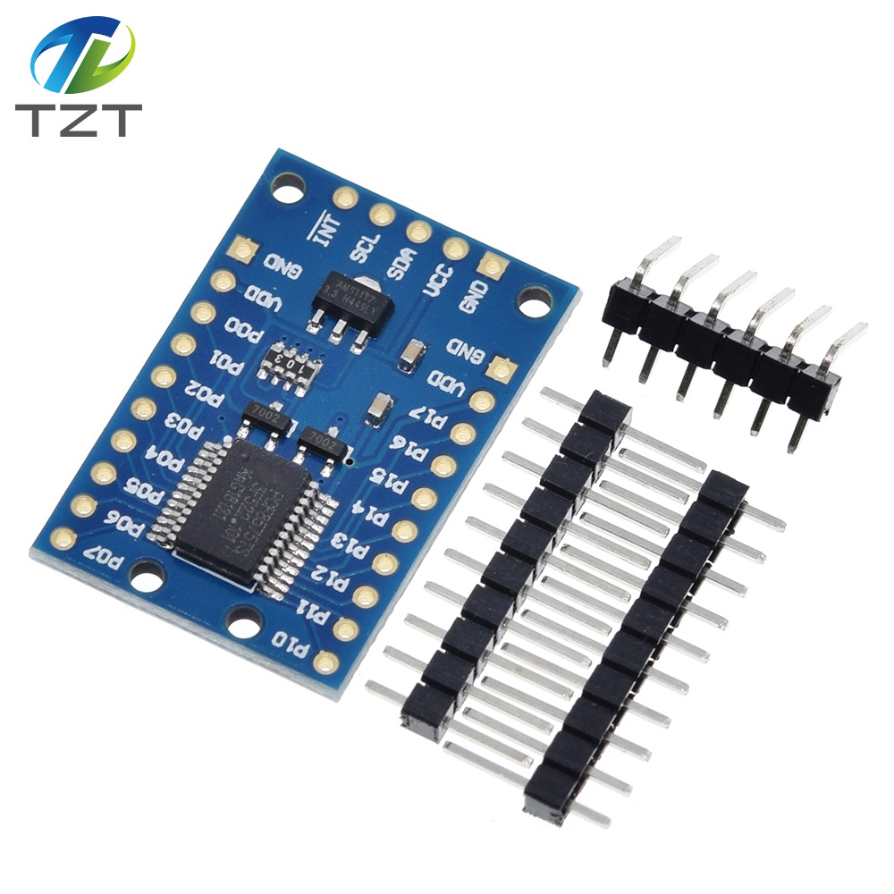 TZT PCF8575 IO Expander Module I2C To 16IO Integrated Circuits For arduino