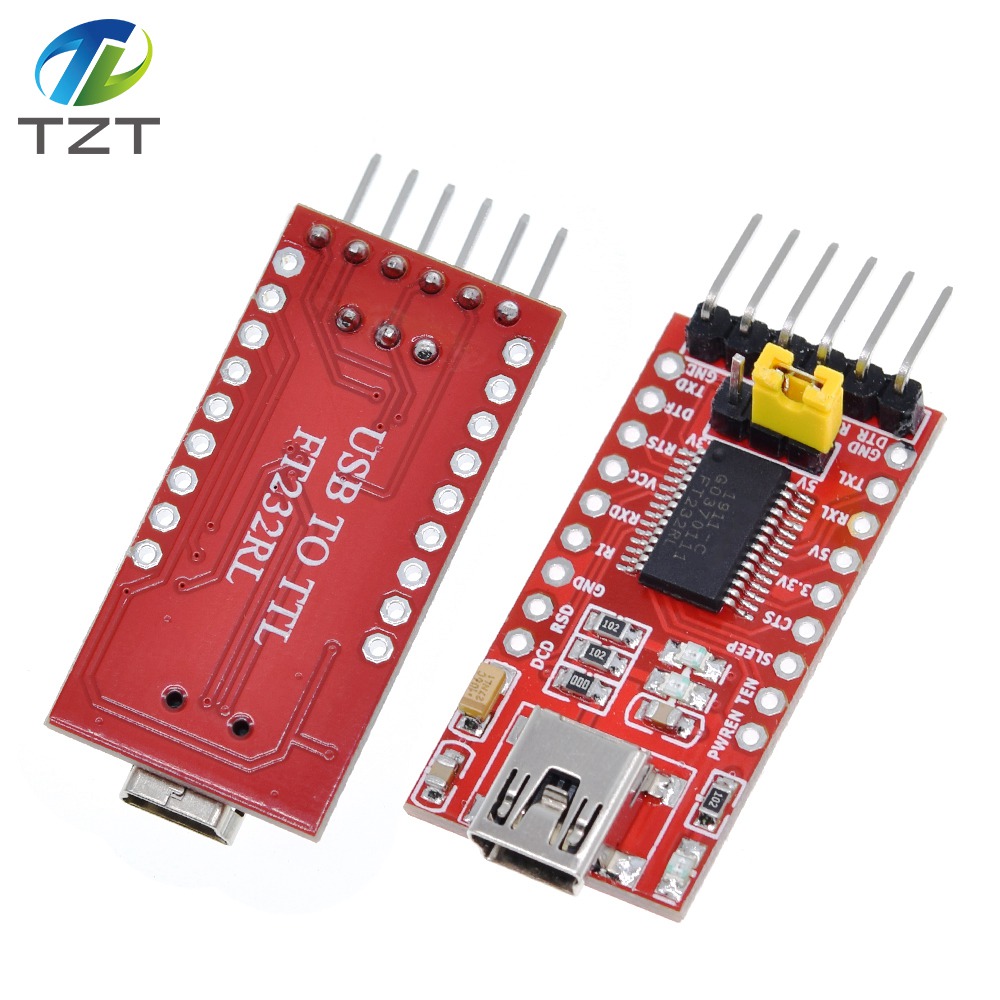 TZT FT232RL FTDI USB 3.3V 5.5V to TTL Serial Adapter Module for Arduino FT232 Pro Mini USB TO TTL 232
