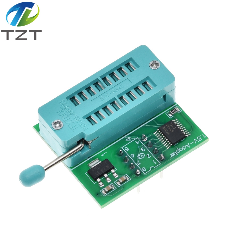 TZT 1.8V adapter for Iphone or motherboard 1.8V SPI Flash SOP8 DIP8 W25 MX25 use on programmers TL866CS TL866A EZP2010 EZP2013 CH341