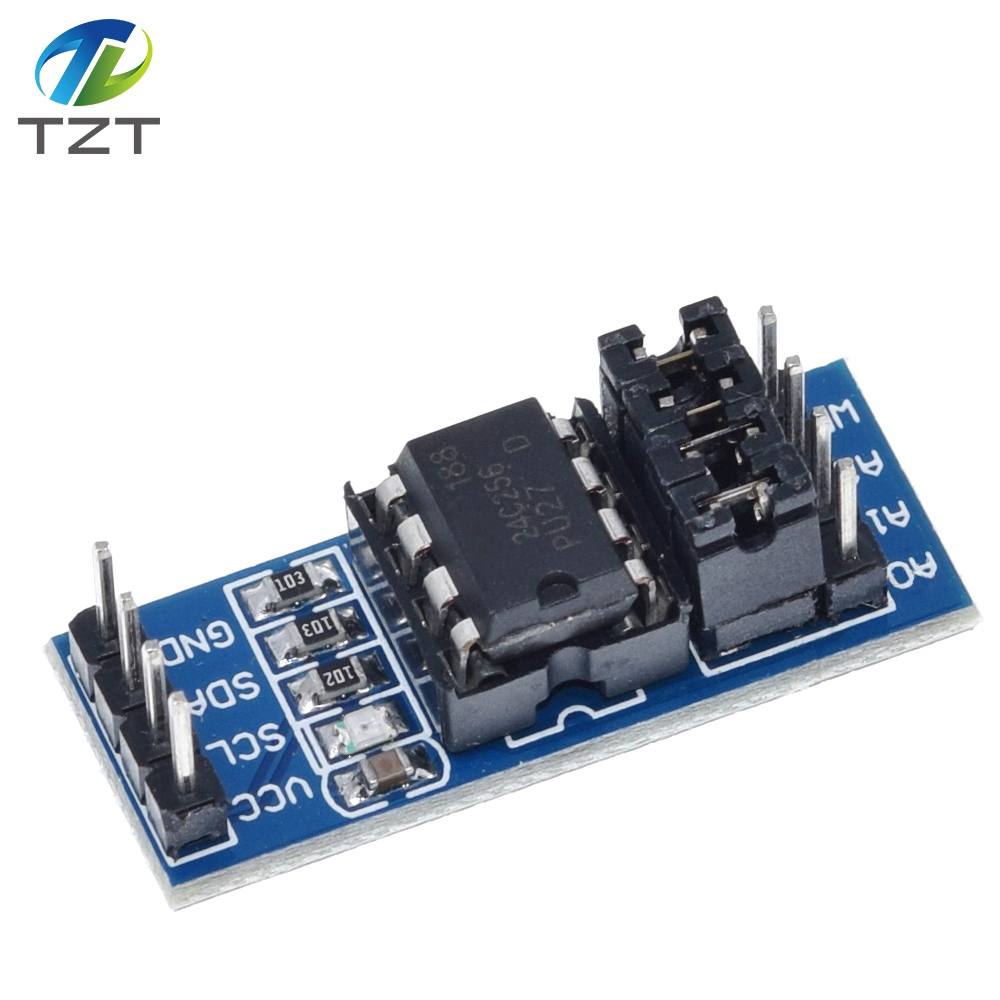 TZT New AT24C256 24C256 I2C interface EEPROM Memory Module for arduino