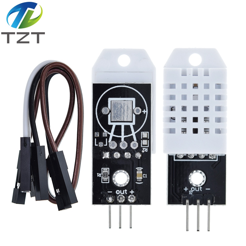 TZT DHT22 Digital Temperature and Humidity Sensor AM2302 Module+PCB with Cable For Arduino