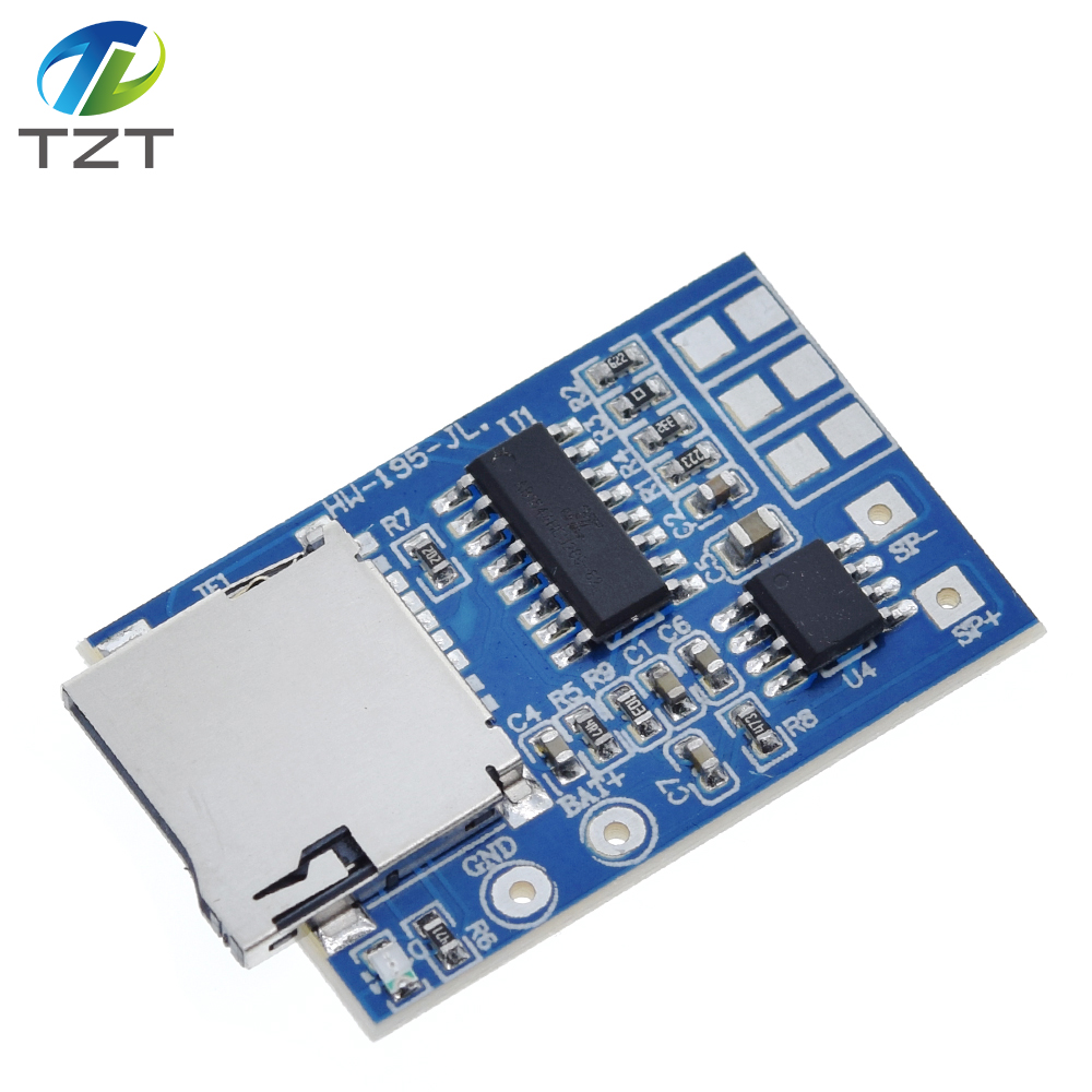 TZT GPD2846A TF Card MP3 Decoder Board 2W Amplifier Module for Arduino GM Power Supply Module