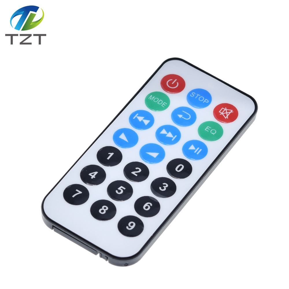 TZT 21 key MP3 decoder board remote control without batteries