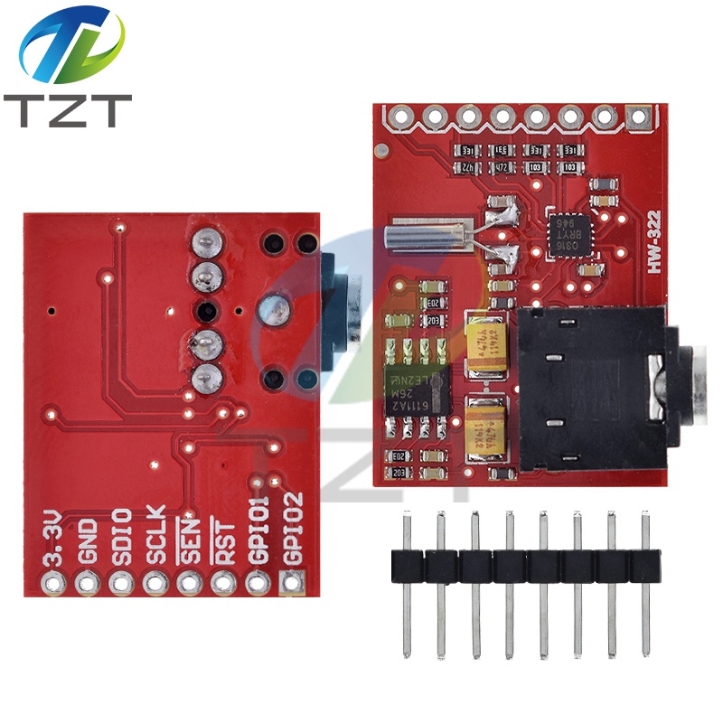 TZT  Si4703 RDS FM Radio Tuner Evaluation Breakout Module For Arduino AVR PIC ARM Radio Data Service Filtering Carrier Module