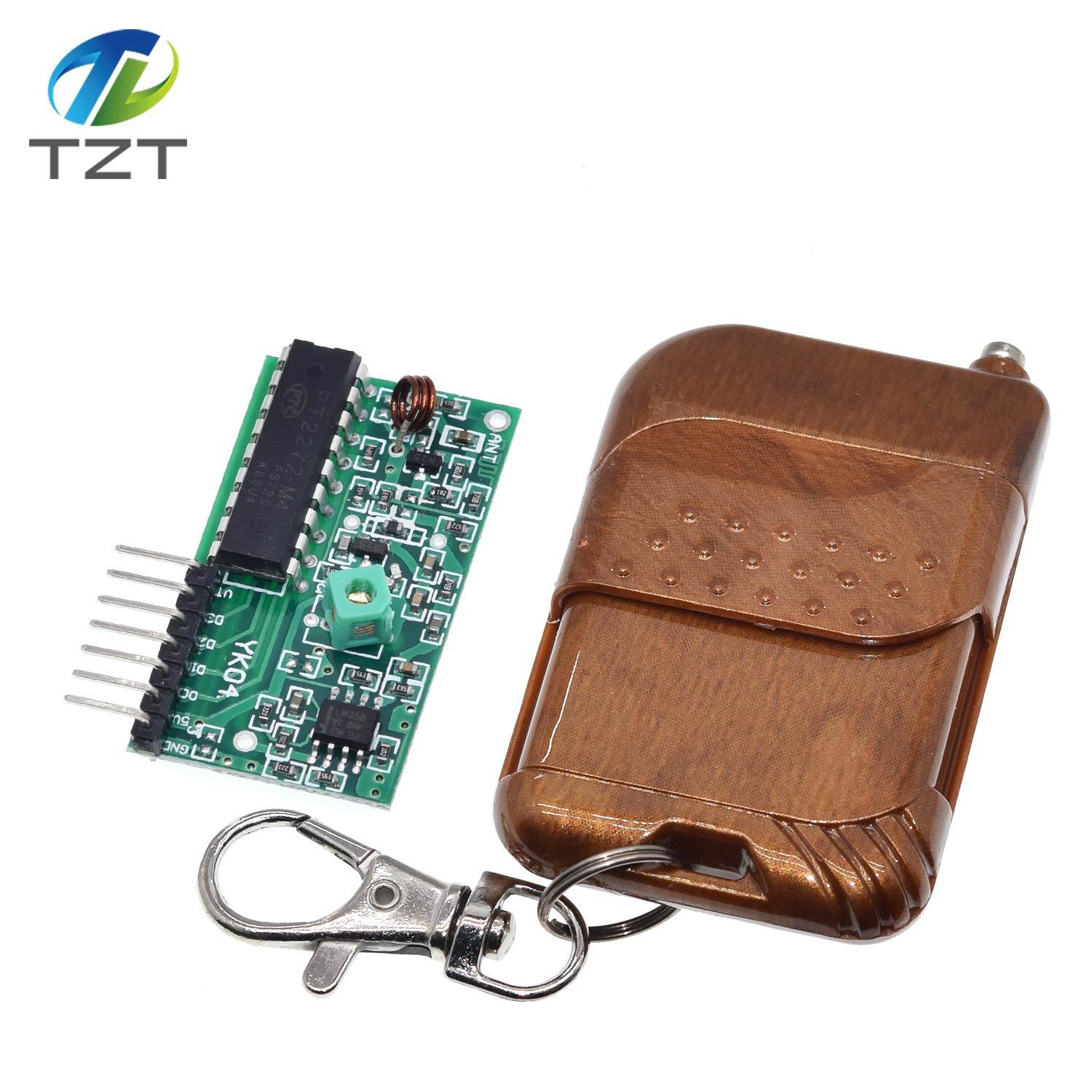 TZT 2262/2272 4 Channel 315Mhz Key Wireless Remote Control Kits Receiver module For arduino
