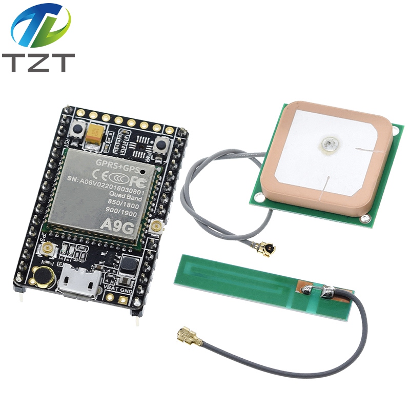 TZT RCmall GPRS GSM A9G Pudding/ GPRS GSM+GPS BDS A9G Development Board SMS Voice Wireless for Smart Watch AT FZ3022 FZ3023 DIY