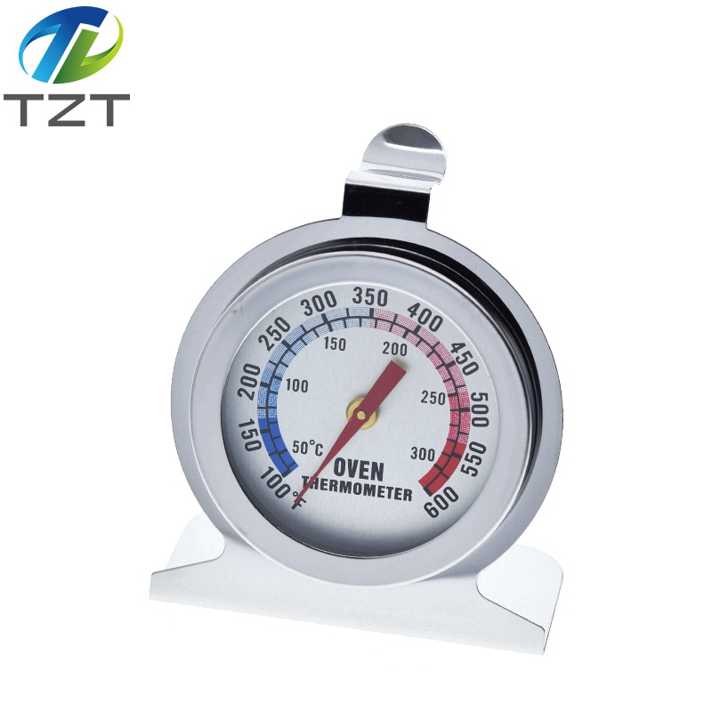 TZT Hot Sale 1Pcs Food Meat TemTZT perature Stand Up Dial Oven Thermometer Stainless Steel Gauge Gage Kitchen Cooker Baking Supplies