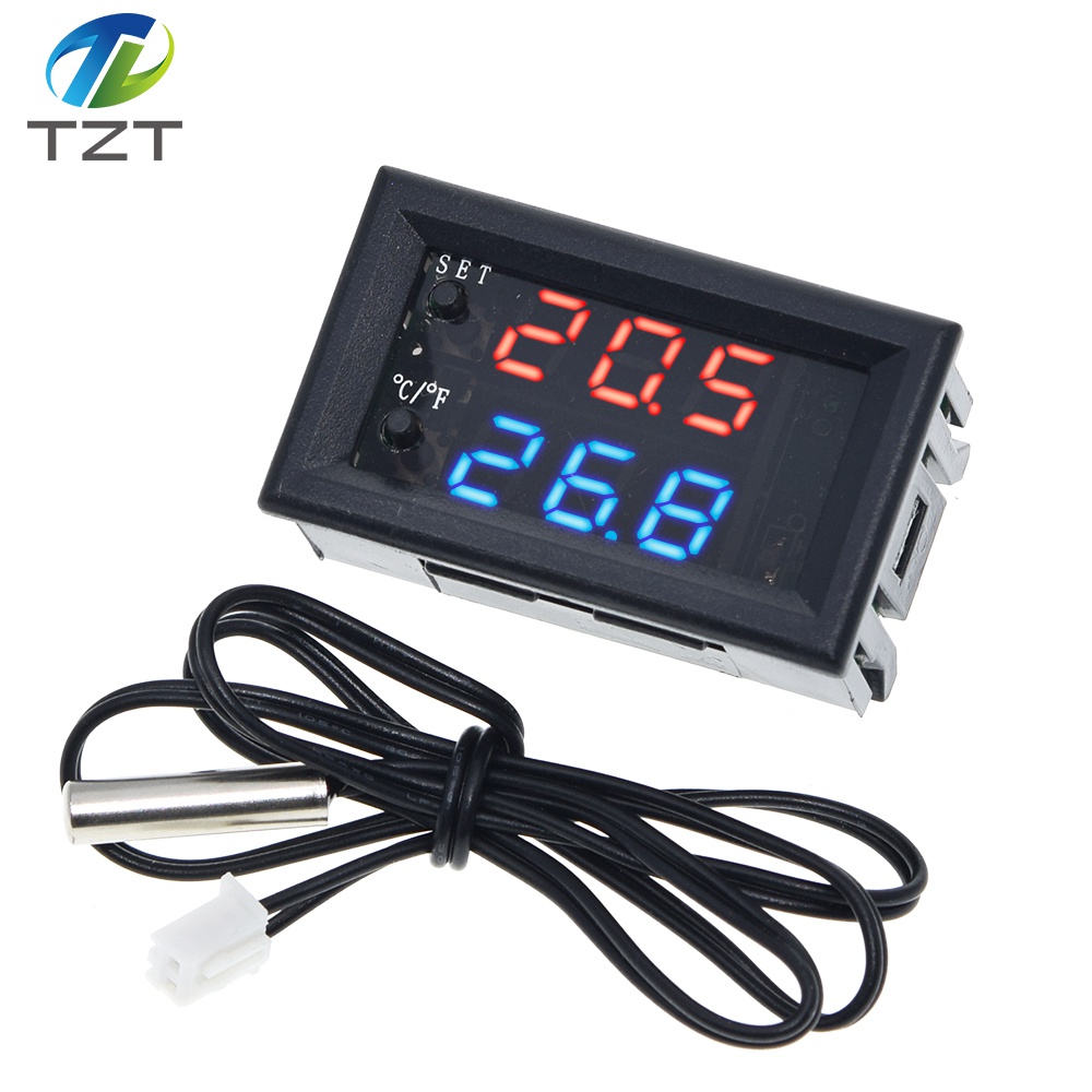 TZT W1209WK W2809 DC 12V LED Digital Thermostat Temperature Control Thermometer Thermo Controller Switch Module + NTC Sensor