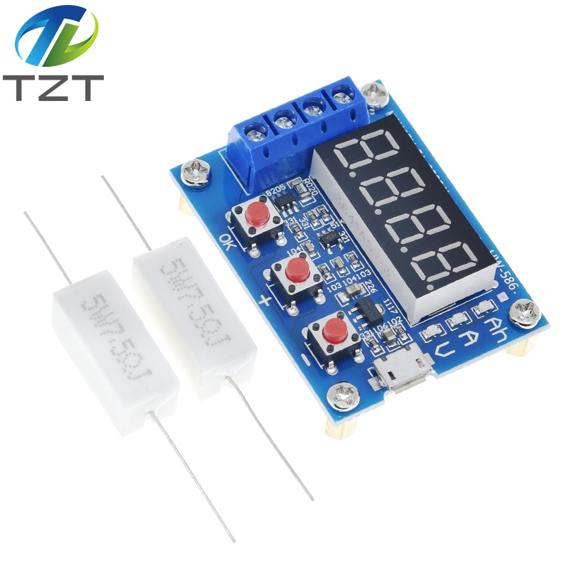 TZT ZB2L3 Li-ion Lithium Lead-acid Battery Capacity Meter Discharge Tester Analyzer