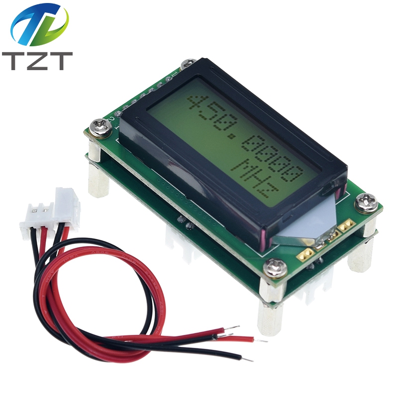 TZT High Accuracy 1-500MHz Frequency Counter Tester RF Meter Module Measurement Module LCD Display With Backlight