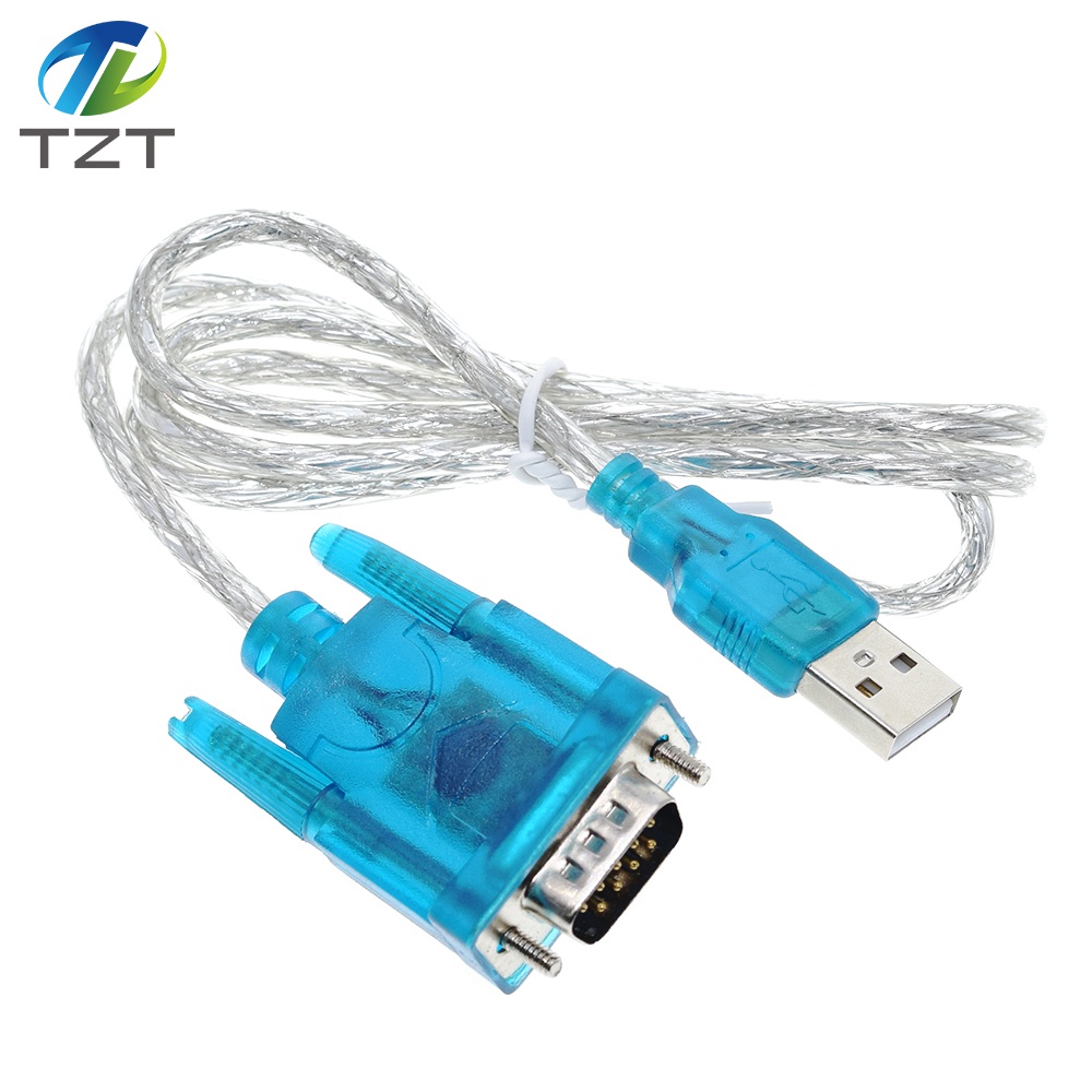 TZT New HL-340 USB to RS232 COM Port Serial PDA 9 pin DB9 Cable Adapter Support Windows7 64