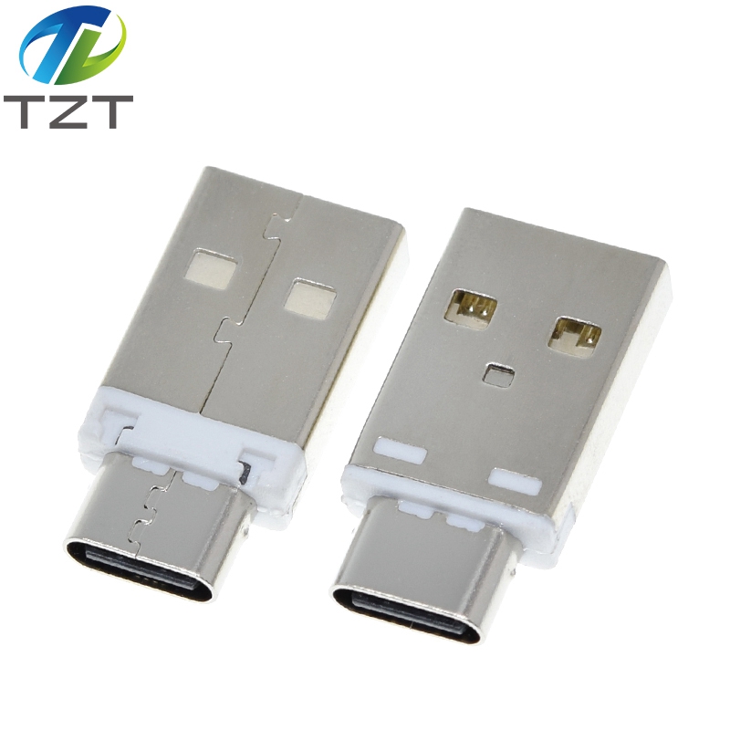 TZT 5A Mini Converter TYPE A Male USB To TYPE-C Female USB 3.1 Plug Connector Compatibility QC4.0 QC3.0 PD Mobile Phone Charger