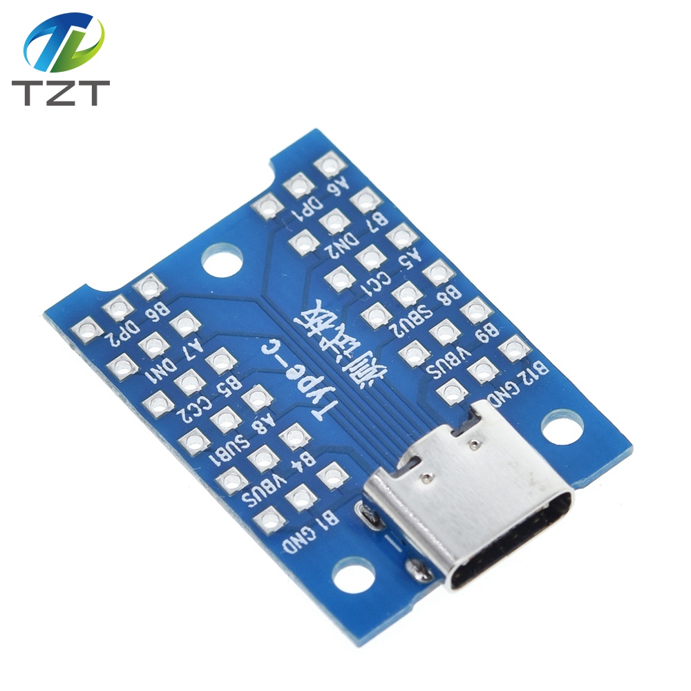 TZT The new  usb interface usb type-c test charging board diy for ardunio