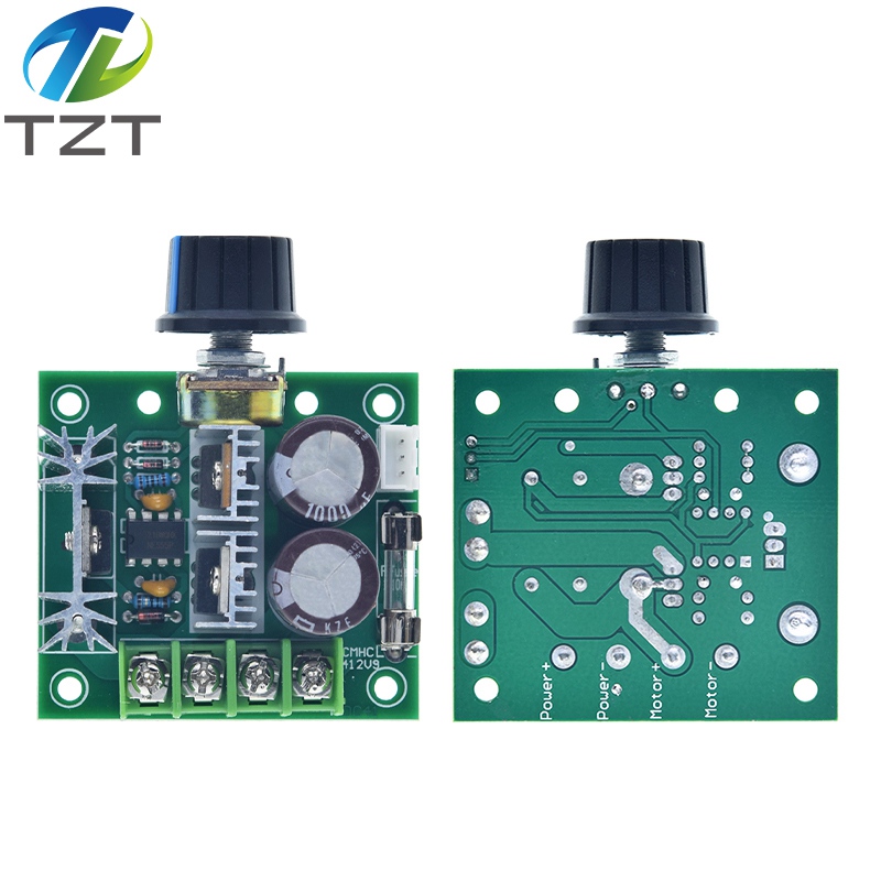 TZT DC 12-40V 12V-40V 10A PWM Motor Speed Control Switch Controller Volt Regulator Dimmer