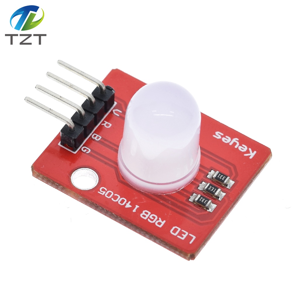 TZT 10mm Full Color RGB LED Module140C5 Electronic Building Blocks for Arduinos DIY Starter Kit
