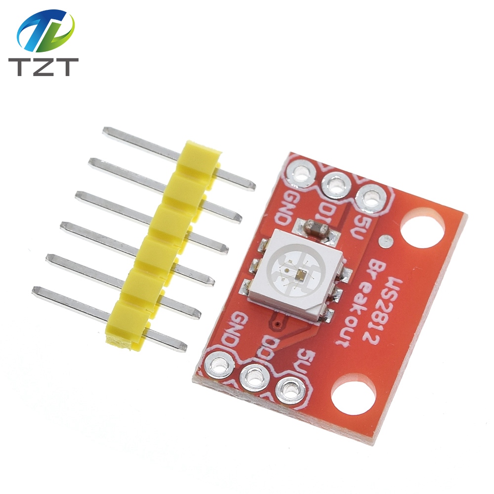 TZT 1/10PCS New WS2812 RGB LED Breakout module For arduino