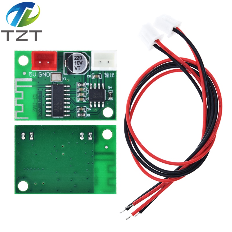 TZT 5V Bluetooth Amplifier Module 5W Mono Class D Wireless Lossless Music Player Digital Power Amplifier Finished Board