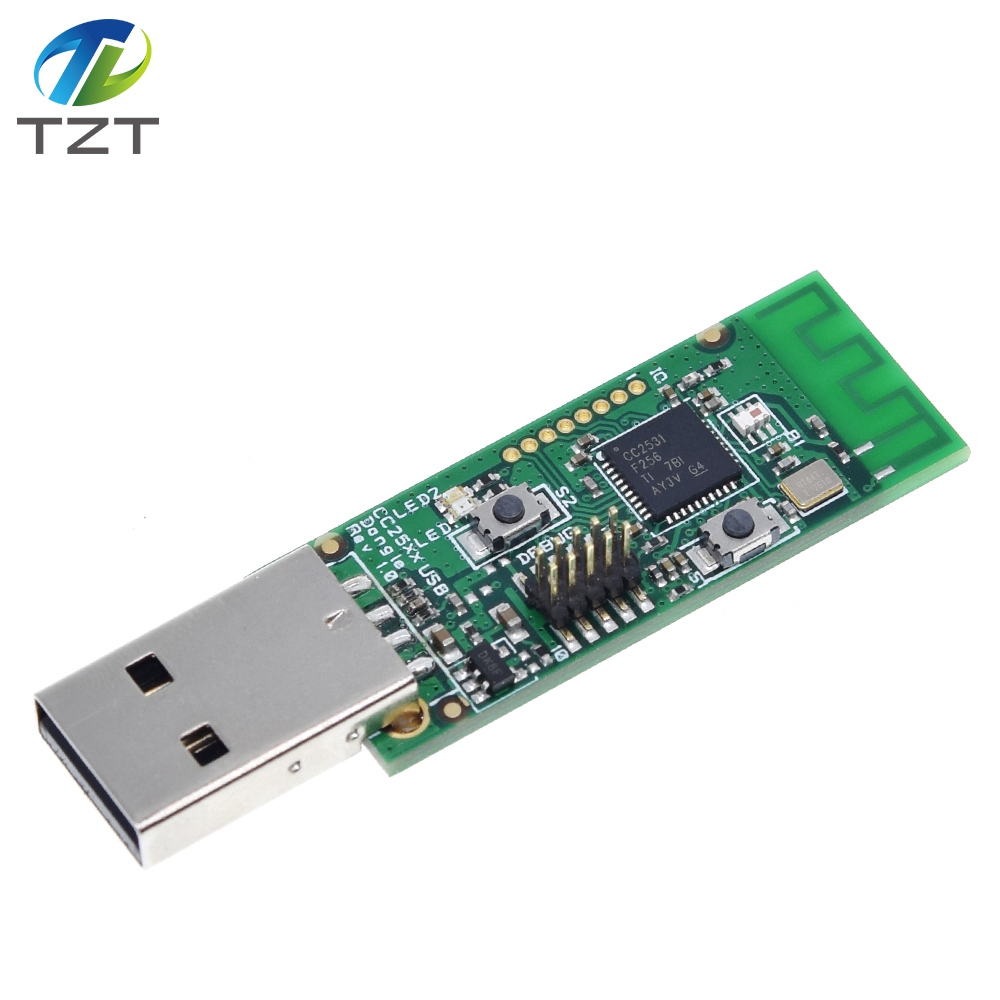 TZT Wireless Zigbee CC2531 Sniffer Bare Board Packet Protocol Analyzer Module USB Interface Dongle Capture Packet Module