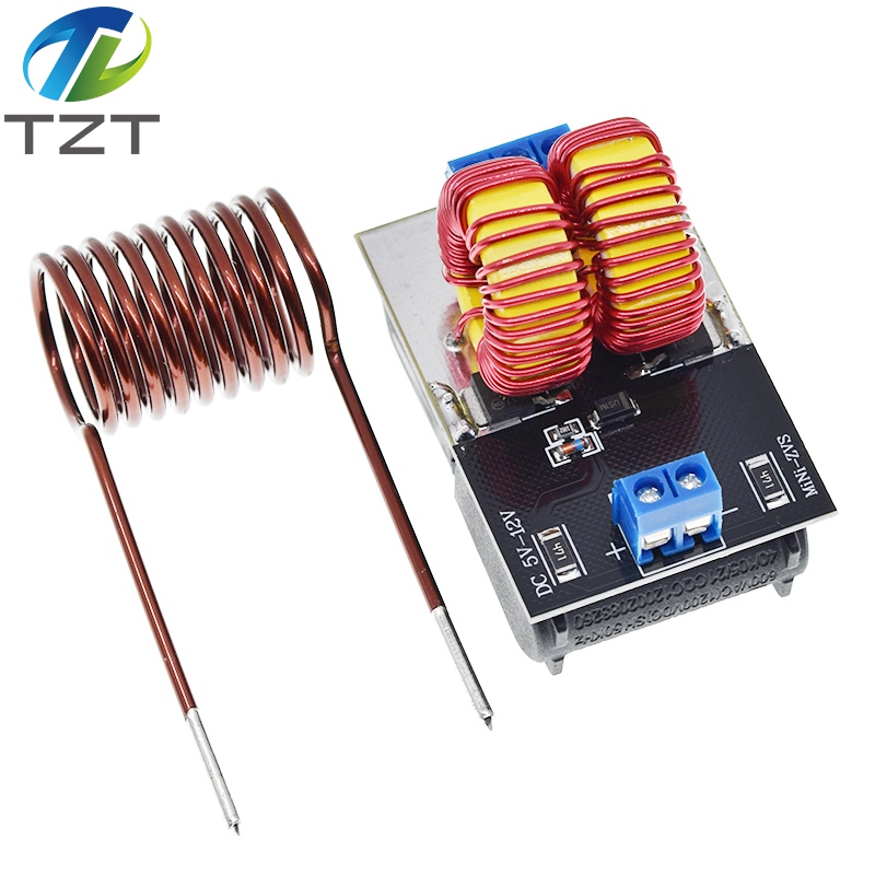 TZT DC 5-12V Mini ZVS Low Voltage Induction Heating Power Supply Module Induction Heating board for induction Heating with Coil
