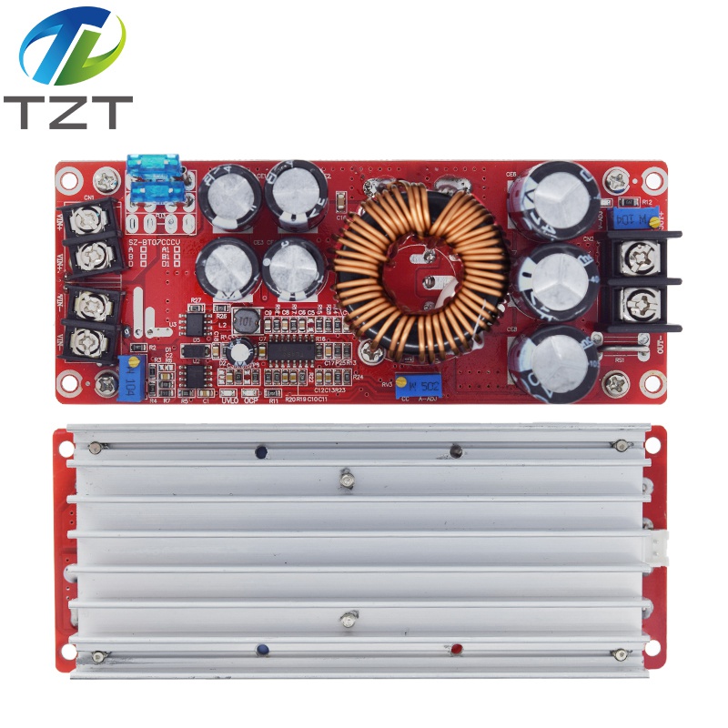 TZT 1200W 20A DC Converter Boost Step-up Power Supply Module IN 8-60V OUT 12-83V