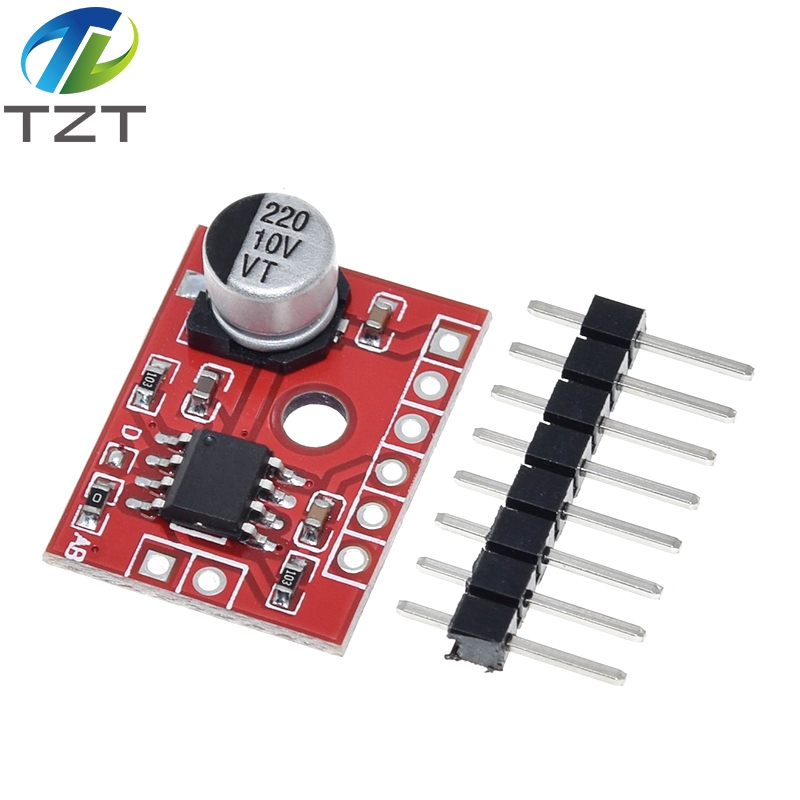 TZT XS9871 Super Mini Digital Amplifier Board 1*5W Class D Digital 2.5V To 5.5V Power Amplifier Board Efficient Class AB/D Optional