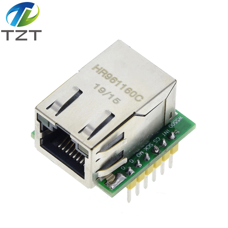 TZT  Smart Electronics USR-ES1 W5500 Chip New SPI to LAN/ Ethernet Converter TCP/IP Mod
