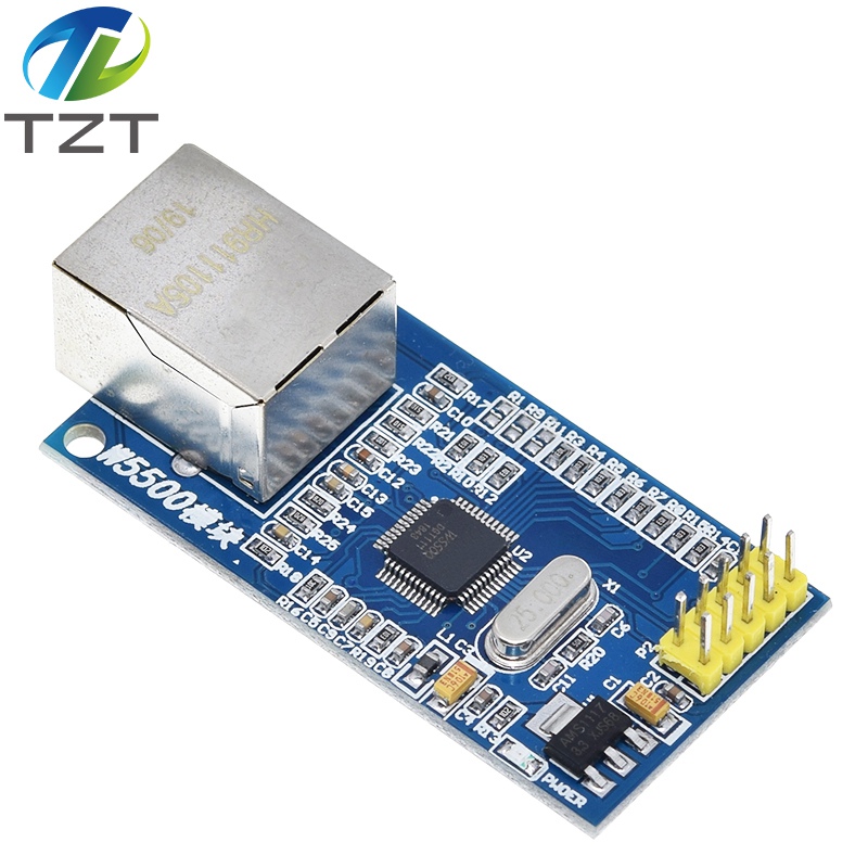 TZT W5500 Ethernet network module hardware TCP / IP 51 / STM32 microcontroller program over W5100