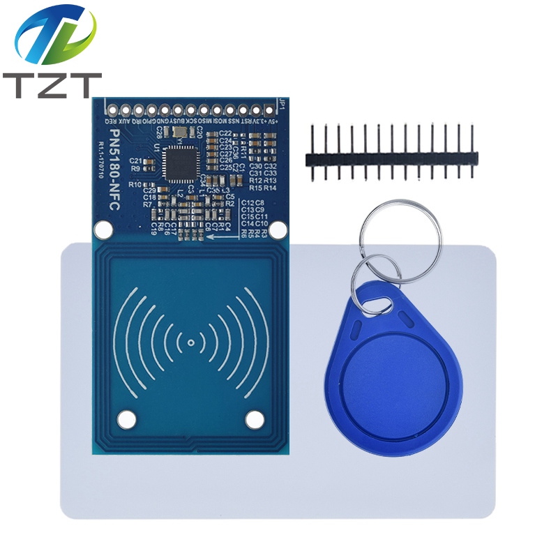 TZT PN5180 NFC RF I Sensor ISO15693 RFID High Frequency IC Card ICODE2 Reader Writer For Arduino