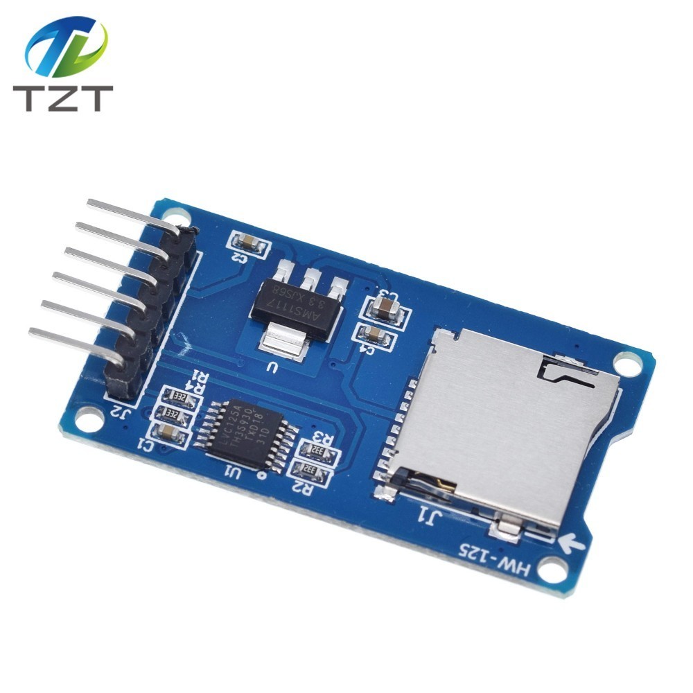 TZT Micro SD Storage Expansion Board Micro SD TF Card Memory Shield Module SPI For Arduino Promotion