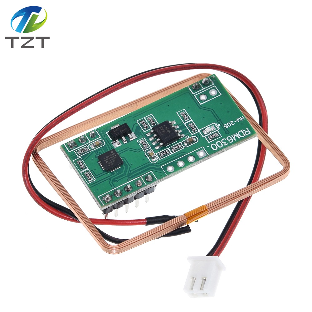 TZT UART 125Khz EM4100 RFID Card Key ID Reader Module RDM6300 (RDM630) For Arduino