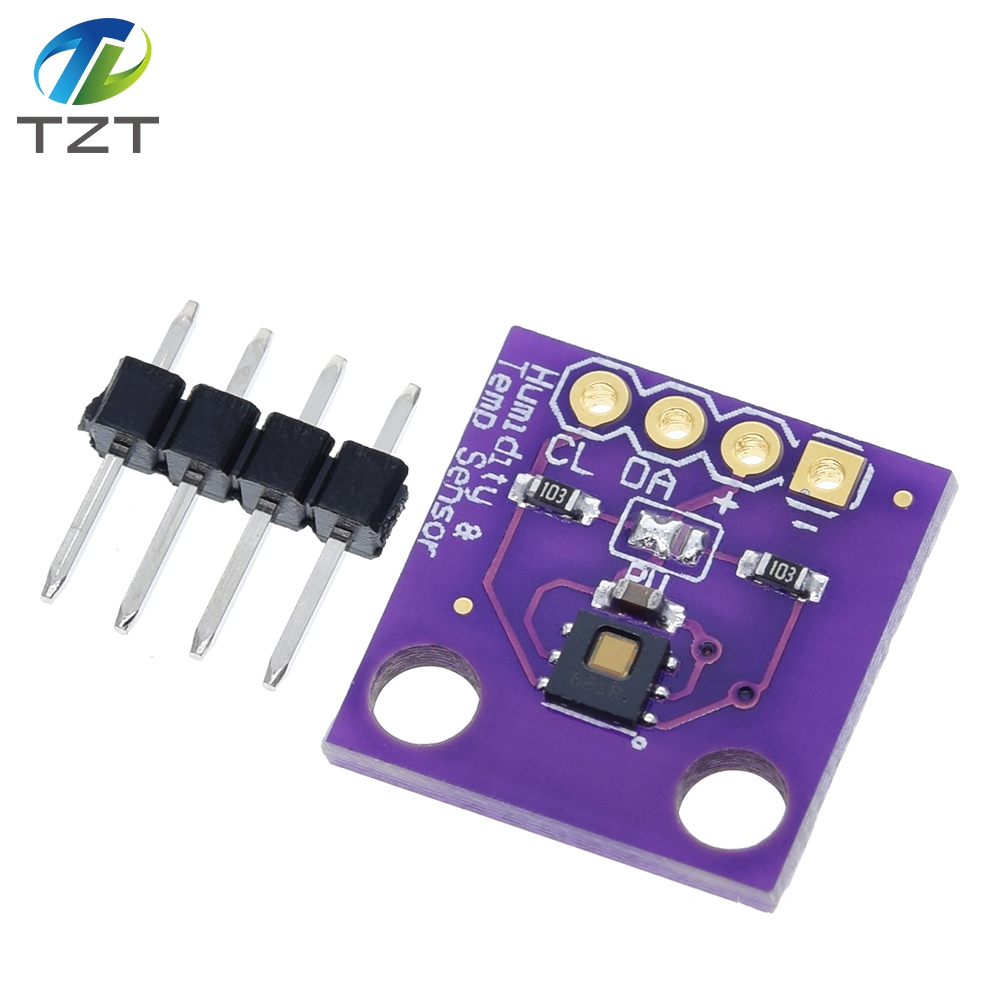 TZT HDC1080 module Low Power, GY-213V-HDC1080 High Accuracy Digital Humidity Sensor with Temperature Sensor For Arduino