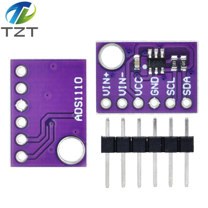 TZT ADS1110 16-Bit Analog/Digital AD Convertor Thermocouple Temperature Detection 1110 2.7-5.5V 240uA