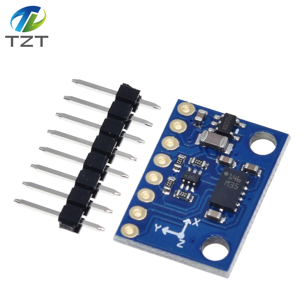 TZT GY-511 LSM303DLHC Module E-Compass 3 Axis Accelerometer + 3 Axis Magnetometer Module Sensor for Arduino