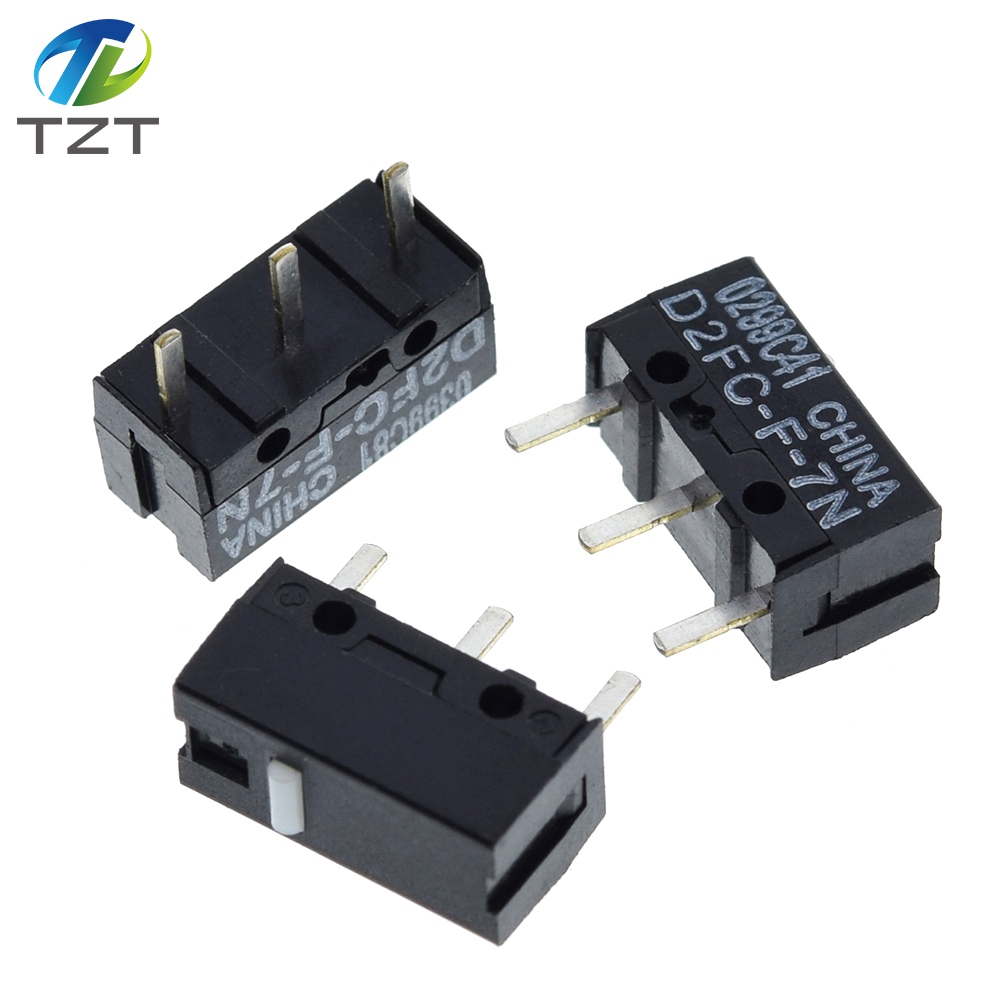 TZT 10PCS/LOT New Authentic  For OMRON 5 million times Mouse Micro Switch D2FC-F-7N Mouse Button Fretting  D2FC-E-7N D2FC