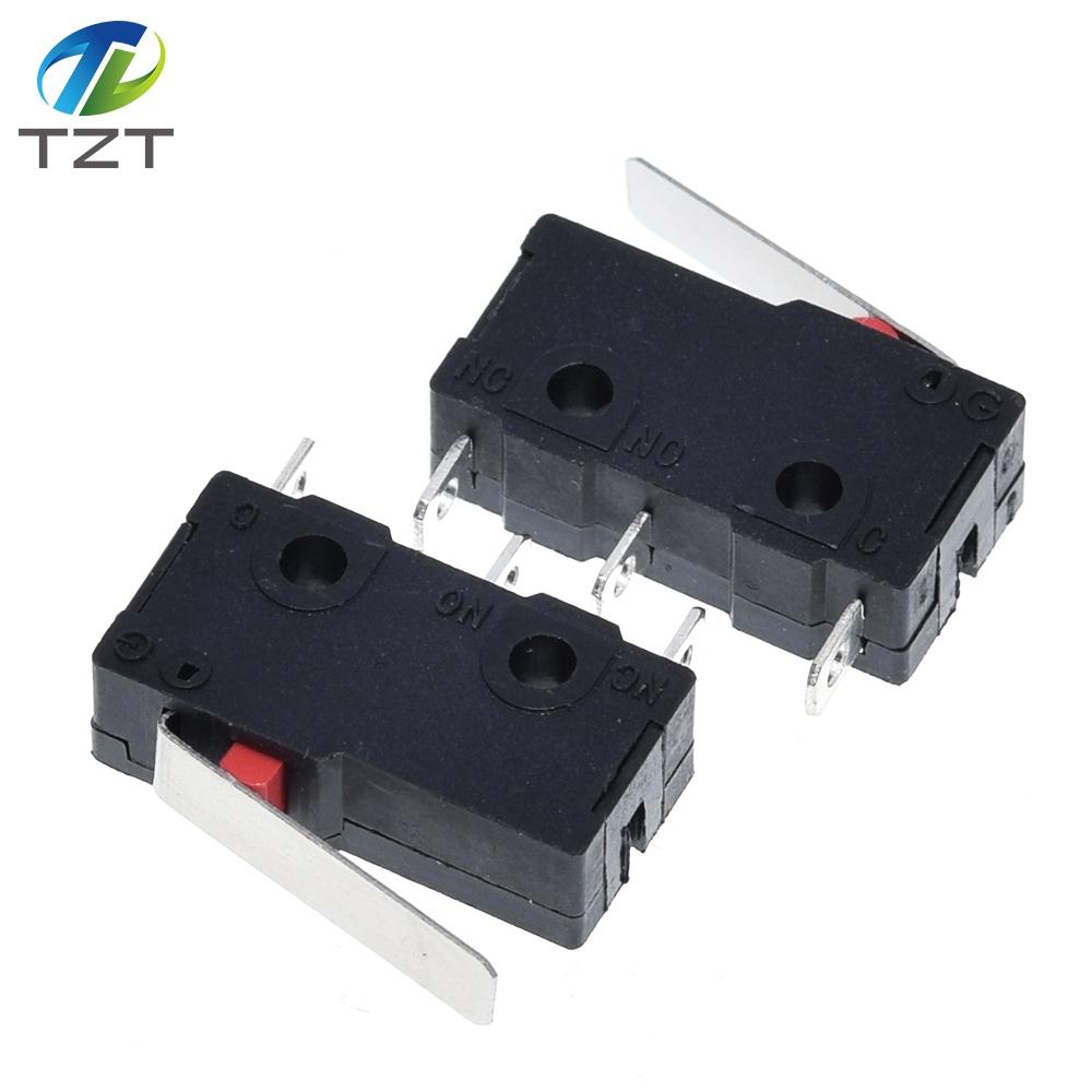 TZT 10PCS Tact Switch on off KW11-3Z 5A 250V Microswitch 3PIN Buckle New