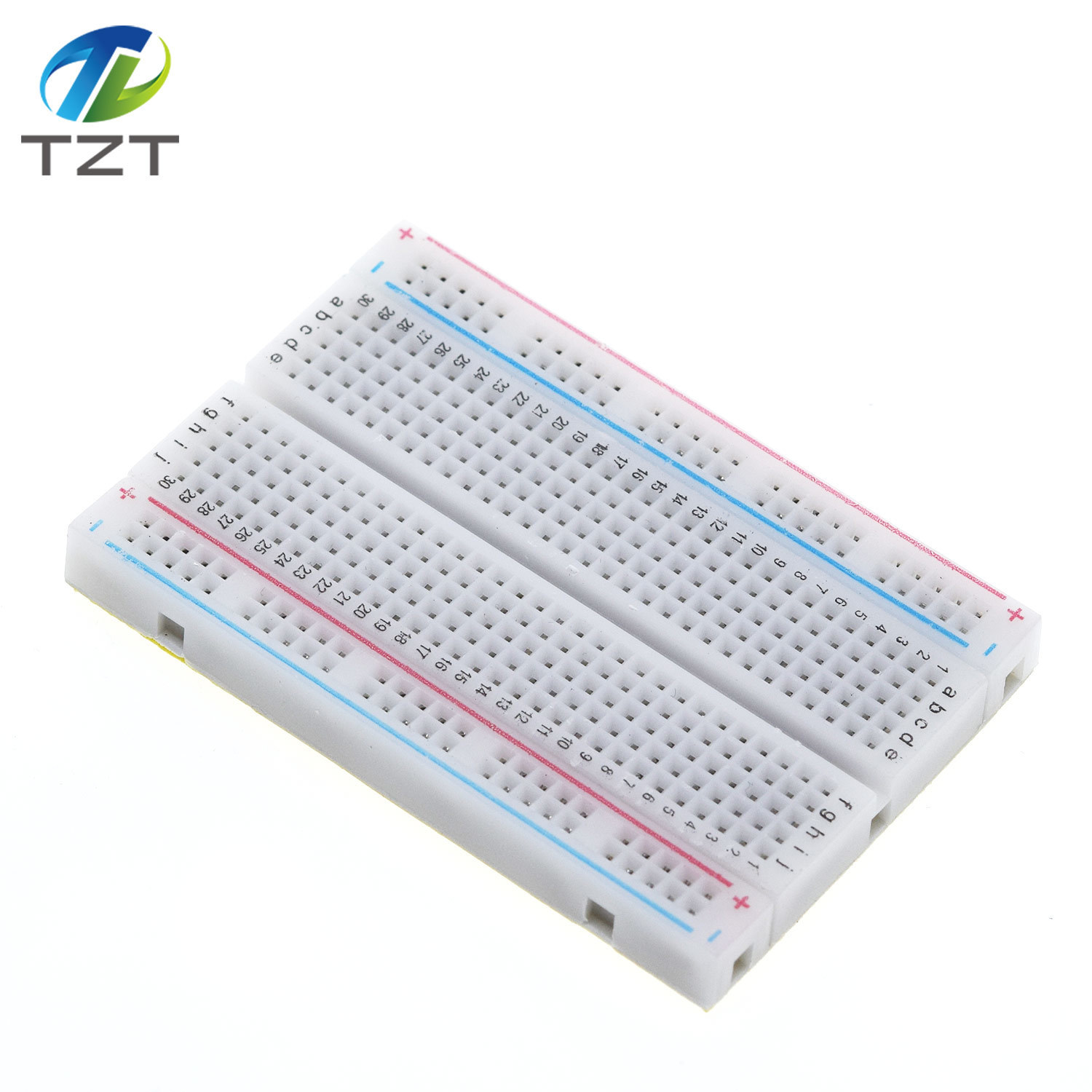TZT 8.5x5.5cm 400 Tie Points Solderless PCB Breadboard Mini Universal Test Protoboard DIY Bread Board for Bus Test Circuit Board