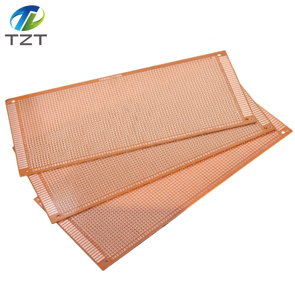 TZT 10x22cm 10*22CM DIY Bakelite Plate Paper Prototype PCB Universal Experiment Matrix Board Single Sided Sheet Copper 10x22 10 x 22