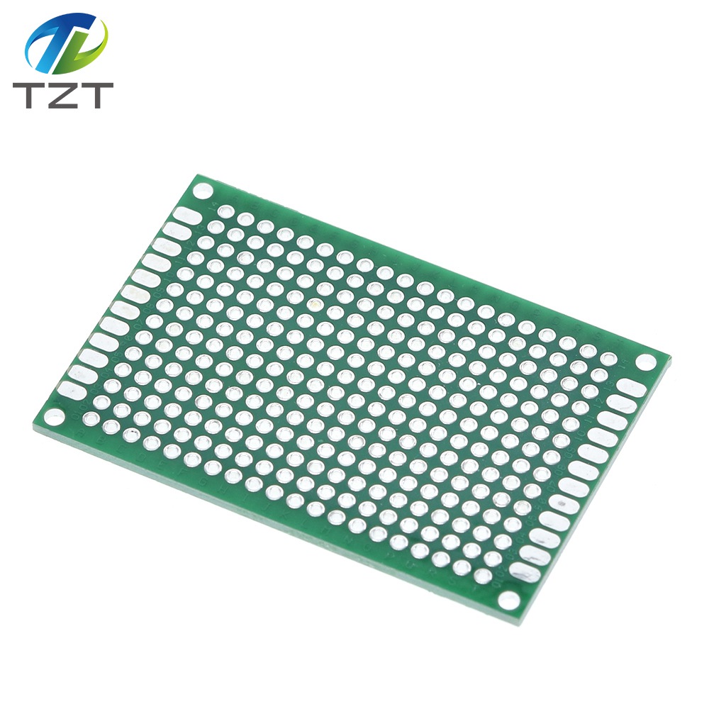 TZT 4x6cm 4*6 Double Side Prototype PCB diy Universal Printed Circuit Board Green