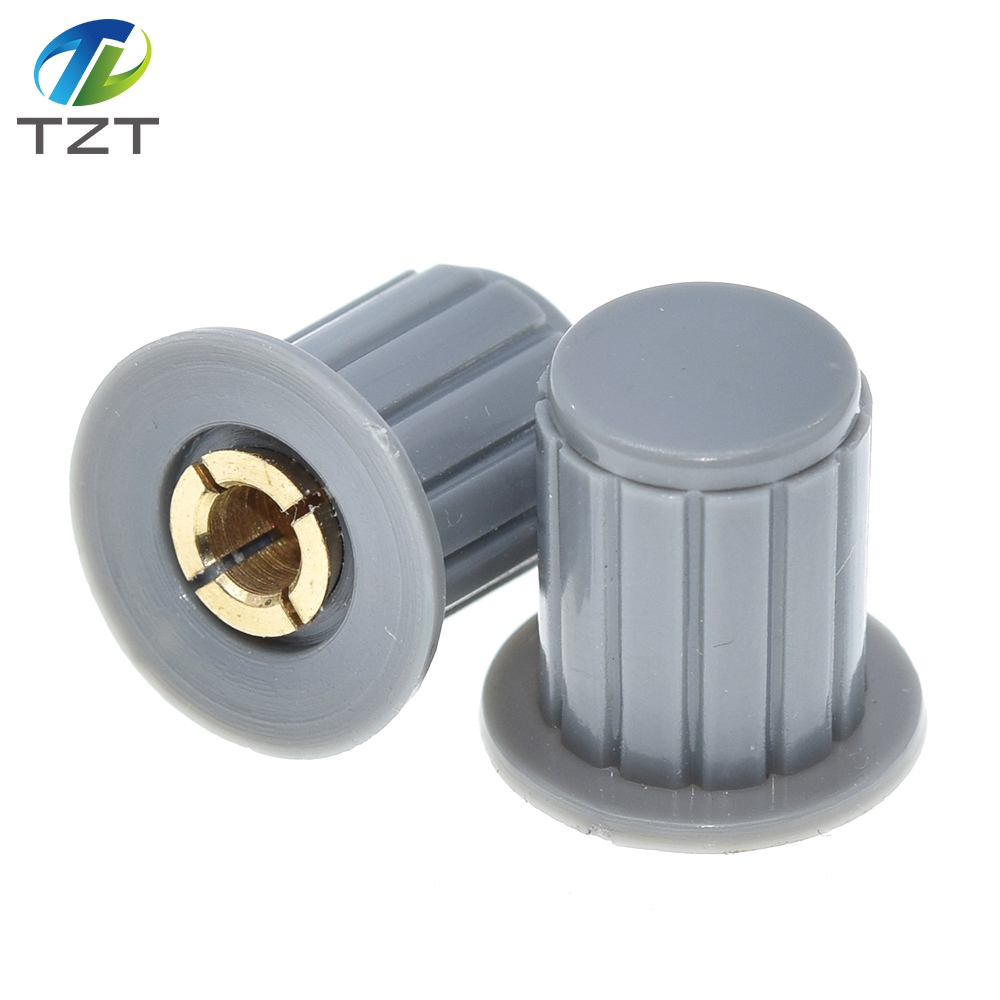 TZT 5PCS Grey knob button cap is suitable for high quality WXD3-13-2W - turn around special potentiometer knob KYP16-16-4