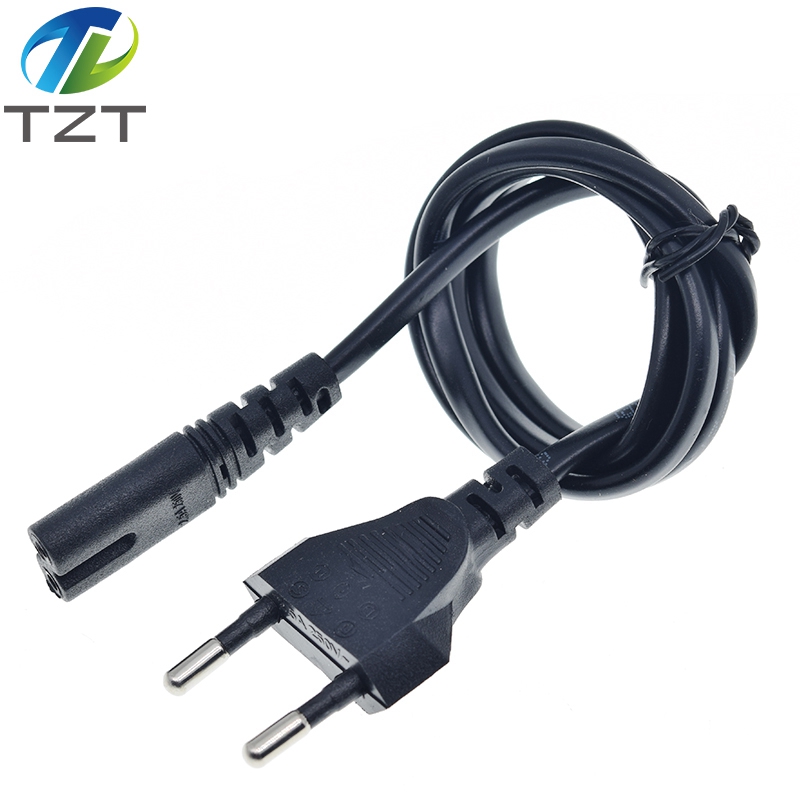 Universal 0.5m EU Standard to Figure 8 C7 2-Pin Plug AC Power Cable Lead Cord New High Quality 250V