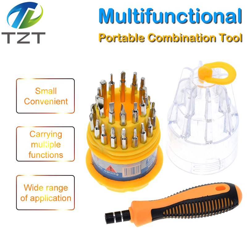 High quality carbon steel pagoda multi-function 31-in-1 batch of manual screwdriver combination tool Screwdriver tool set sale