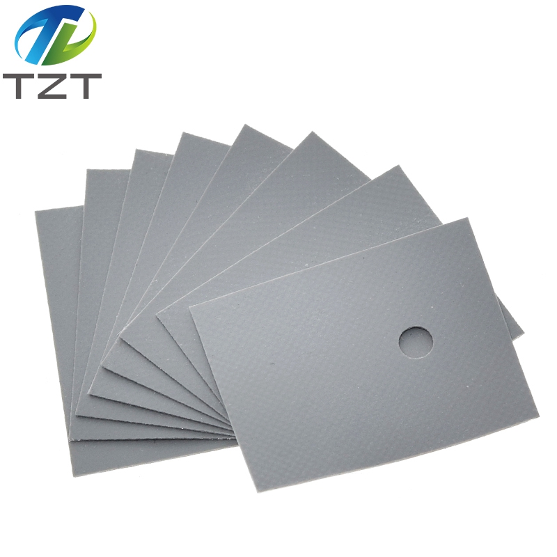 TZT 10PCS Large TO-3P TO-247 silicone sheet insulation pads silicone insulation film