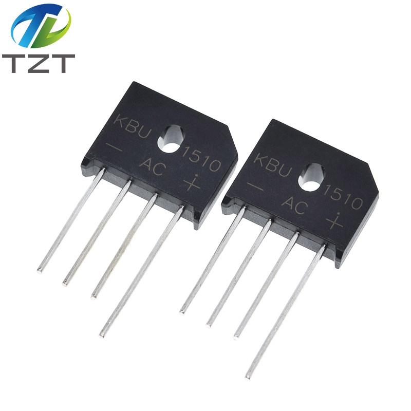 TZT diode bridge retifica KBU1510 DIP KBU-1510 15A 1000V ponte retificador electronica componentes KBU 1510