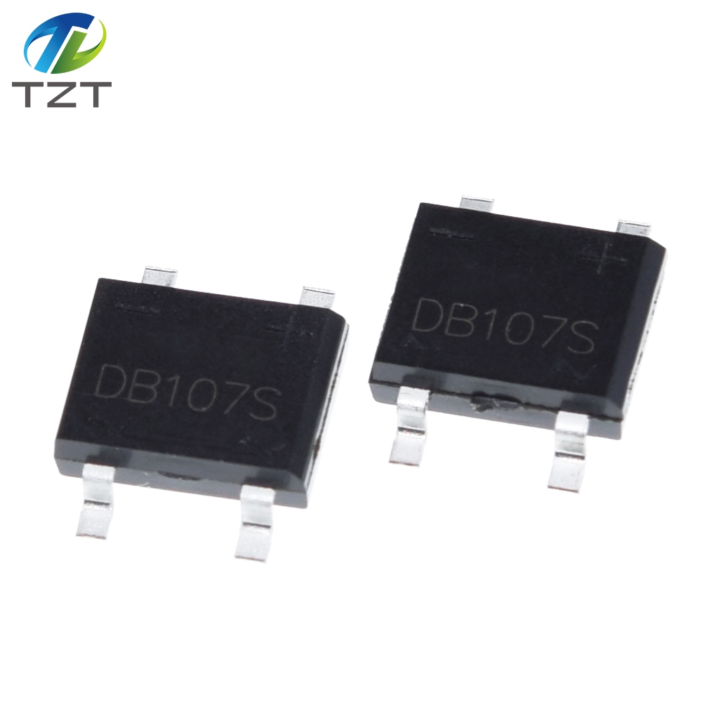 TZT SMD DB107 DB107S 1A 1000V Single Phases Diode Rectifier Bridge