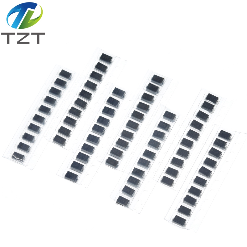 TZT 70pcs/lot SMD M1 1N4001 M4 1N4004 M7 1N4007 SS14 US1M RS1M SS34 7 Values*10pcs KIT schottky diode set kit pack package
