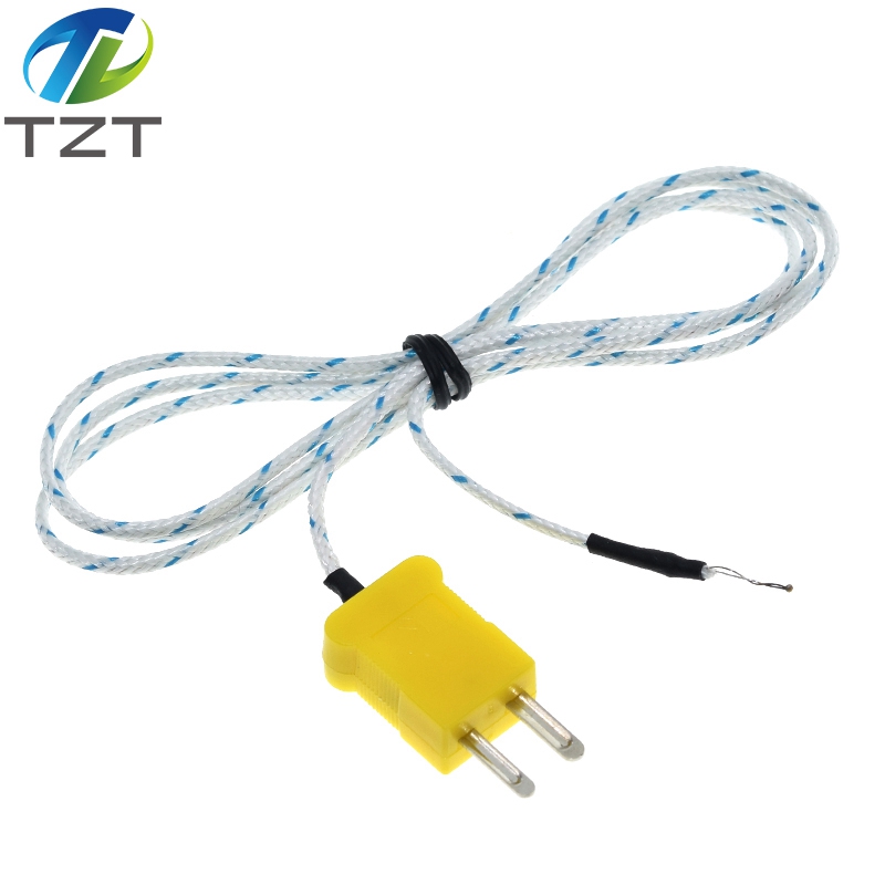 TZT K type surface thermocouple temperature sensor 1m wire thermocouple probe -20~500C
