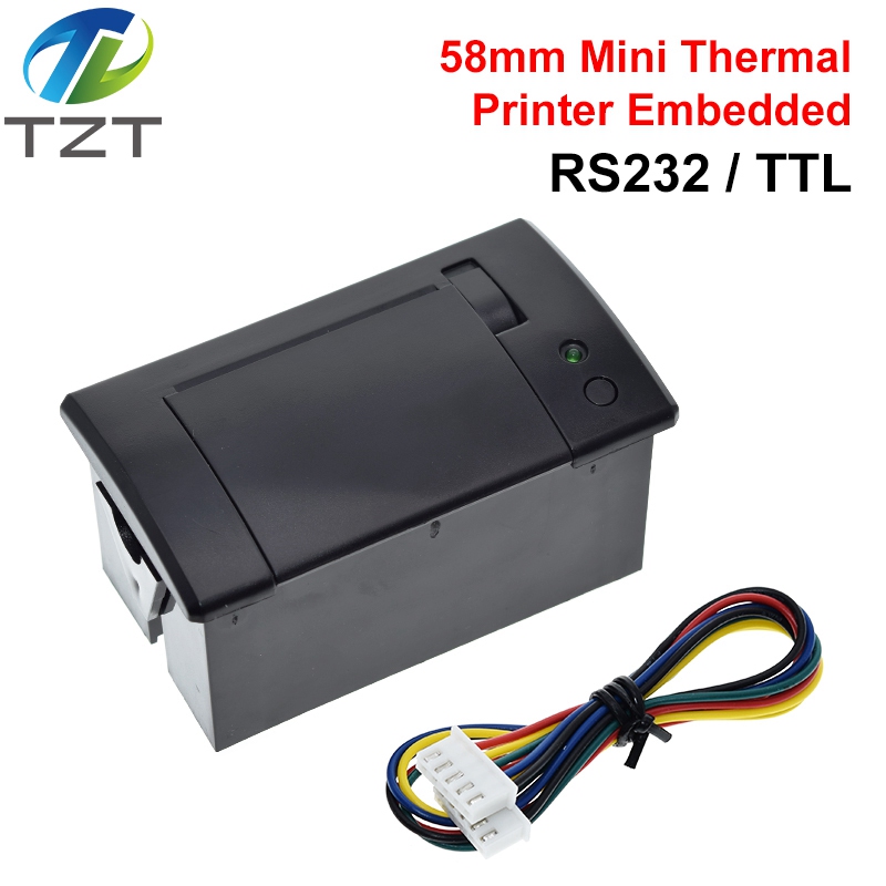 TZT 58mm mini thermal printer Embedded POS Receipt Tickets Printer with interface  RS232 / TTL use with 5v-9v for arduino